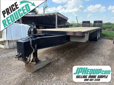 2008 U-Built Tandem Axle 32 Heavy Spec Equipment Trailer with Beaver Tails #9961 AS