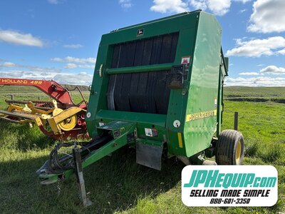 2000 John Deere 566 5x6 Round Baler #11001 AS
