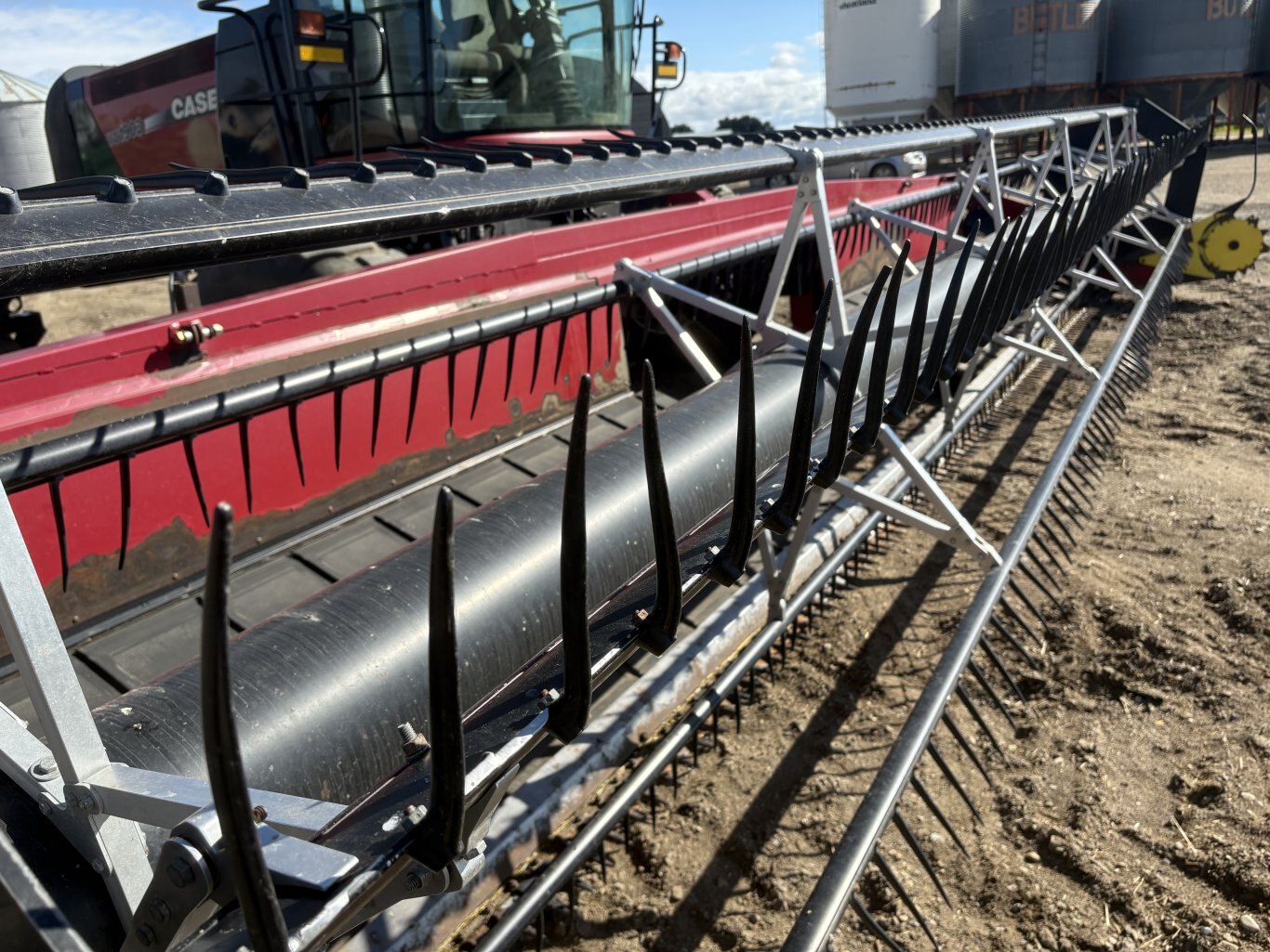 2008 Case WD1903 Self Propelled Windrower Swather with DHX302 Draper Header #11002 AS