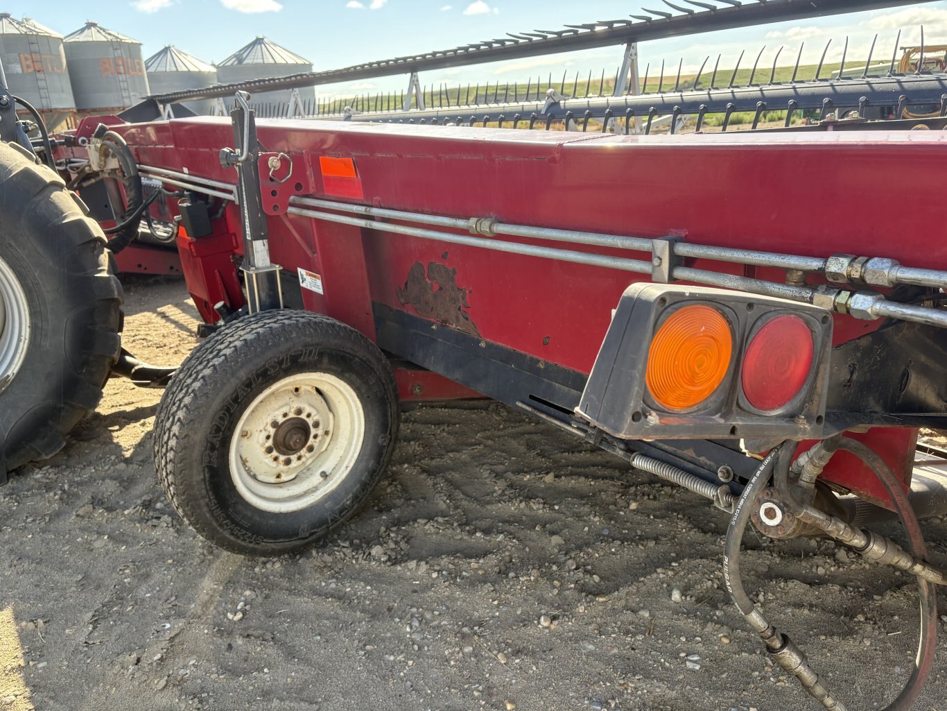 2008 Case WD1903 Self Propelled Windrower Swather with DHX302 Draper Header #11002 AS