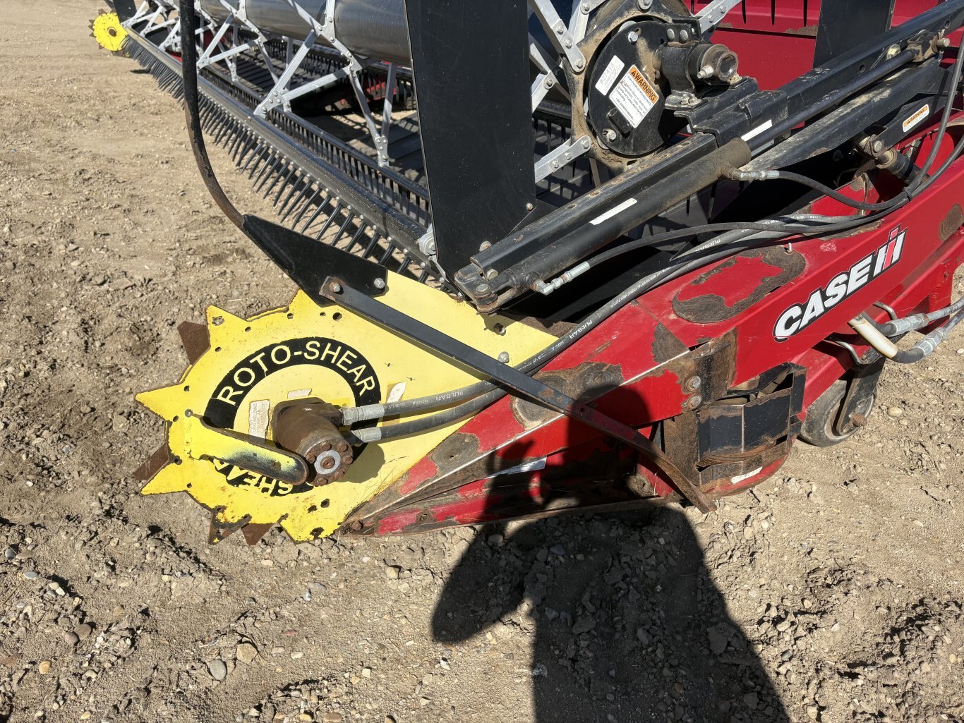 2008 Case WD1903 Self Propelled Windrower Swather with DHX302 Draper Header #11002 AS