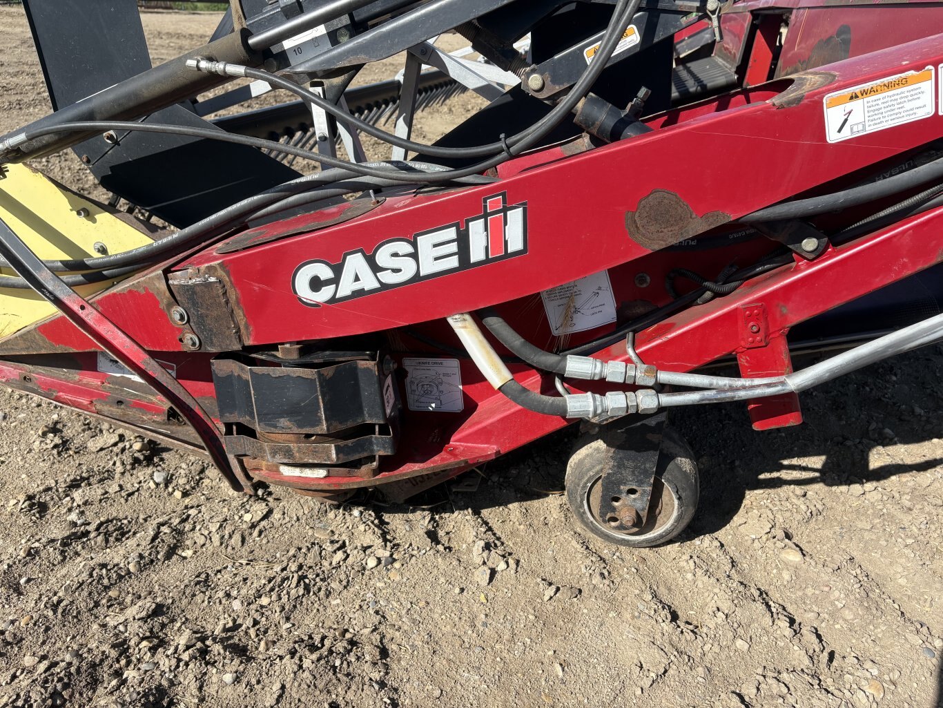 2008 Case WD1903 Self Propelled Windrower Swather with DHX302 Draper Header #11002 AS