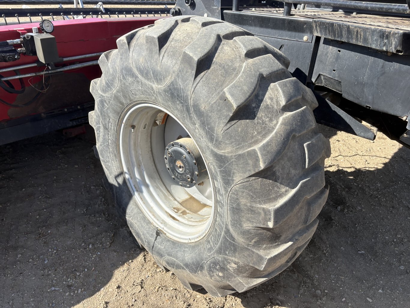 2008 Case WD1903 Self Propelled Windrower Swather with DHX302 Draper Header #11002 AS