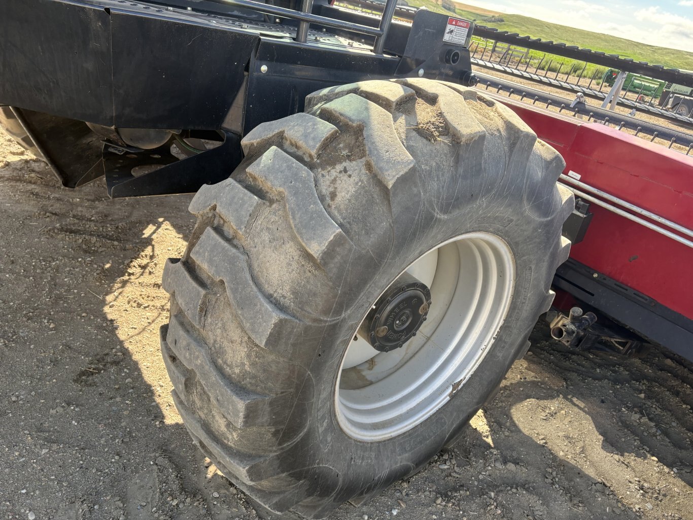 2008 Case WD1903 Self Propelled Windrower Swather with DHX302 Draper Header #11002 AS