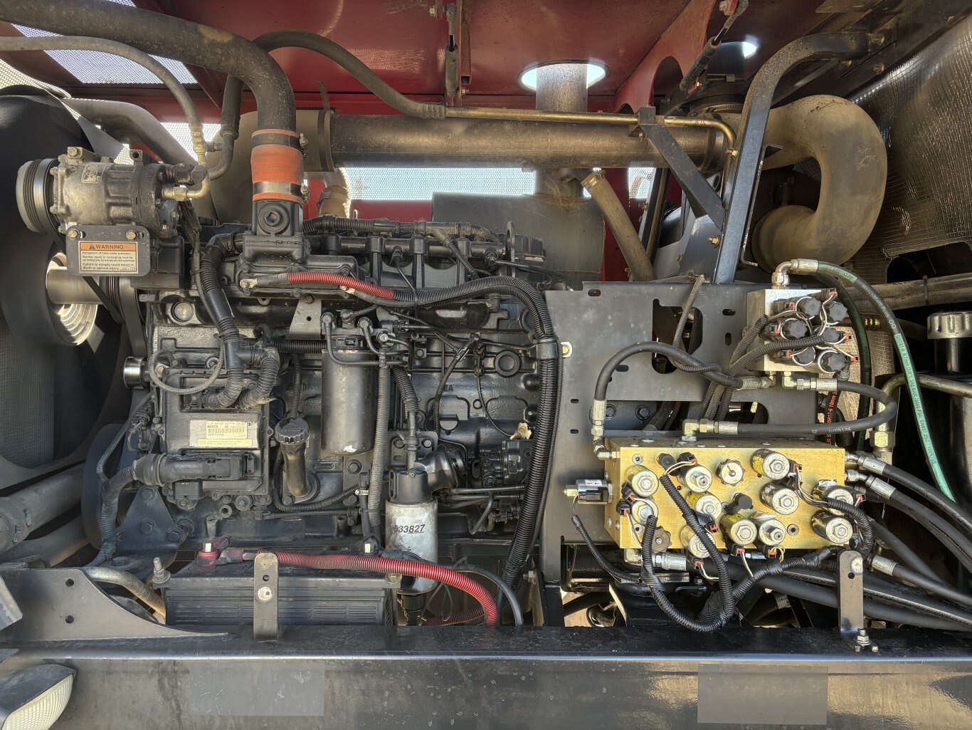 2008 Case WD1903 Self Propelled Windrower Swather with DHX302 Draper Header #11002 AS