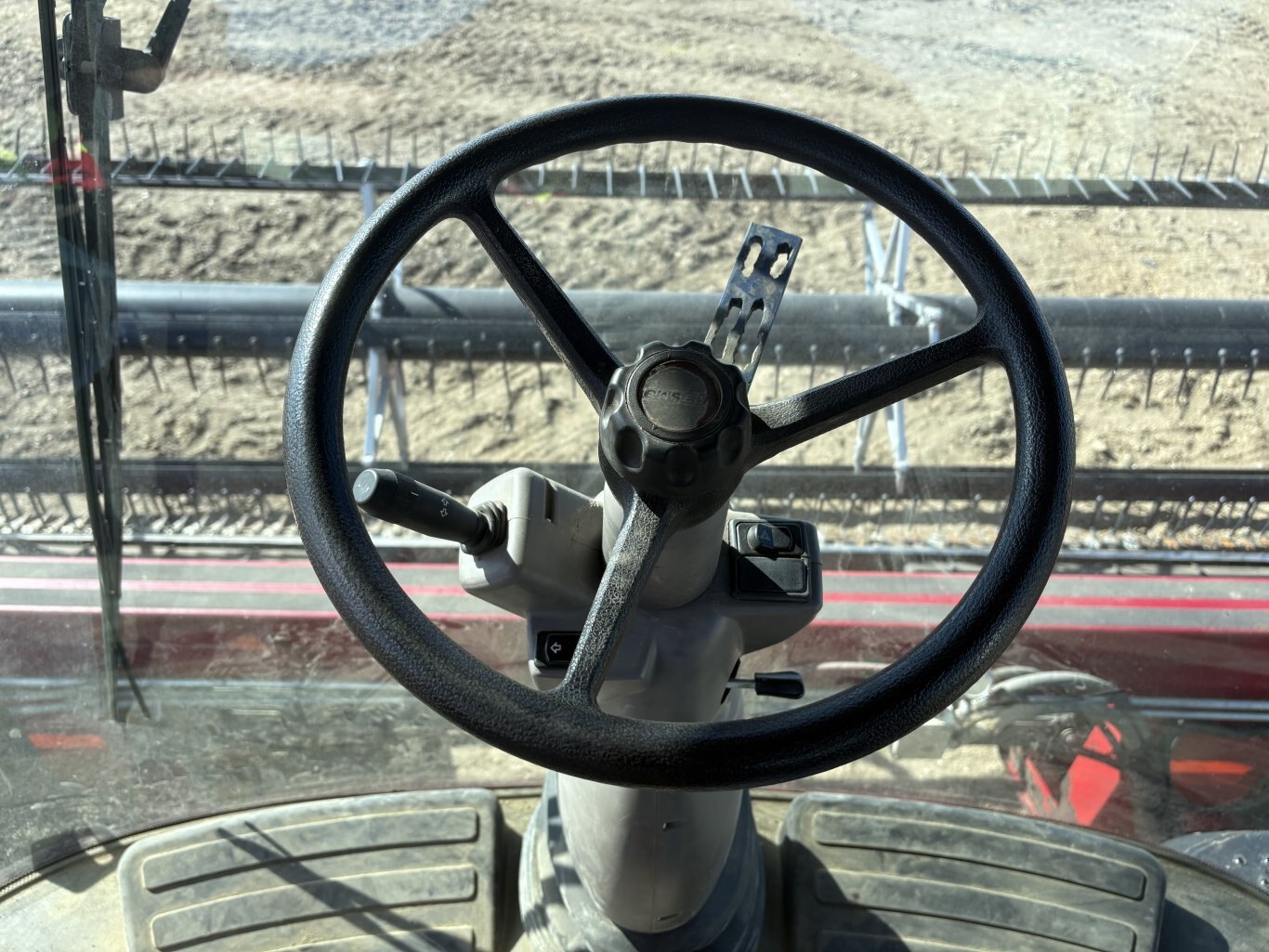 2008 Case WD1903 Self Propelled Windrower Swather with DHX302 Draper Header #11002 AS