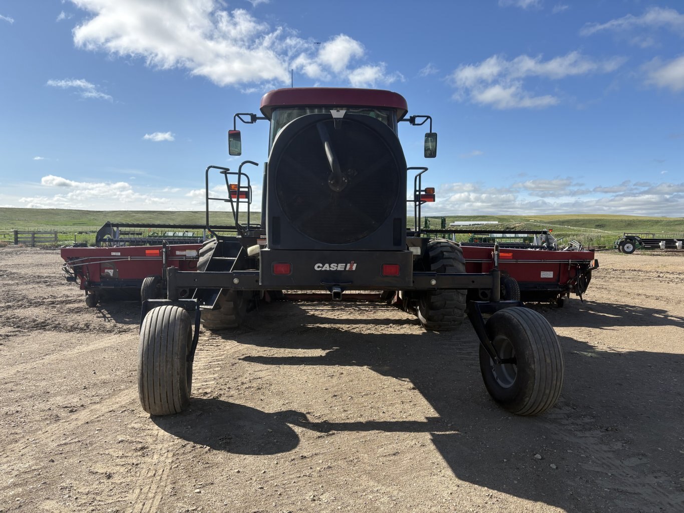 2008 Case WD1903 Self Propelled Windrower Swather with DHX302 Draper Header #11002 AS