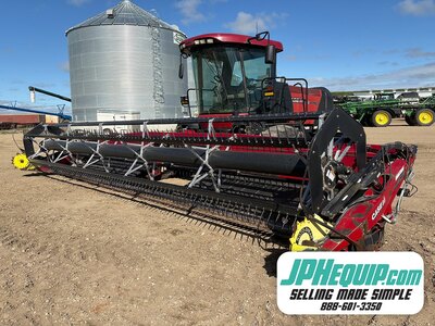 2008 Case WD1903 Self Propelled Windrower-Swather with DHX302 Draper Header #11002 AS
