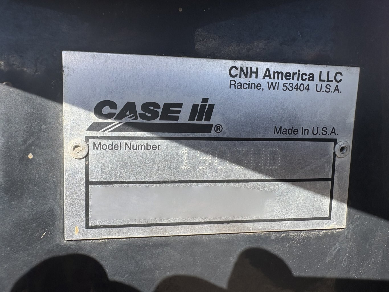 2008 Case WD1903 Self Propelled Windrower Swather with DHX302 Draper Header #11002 AS