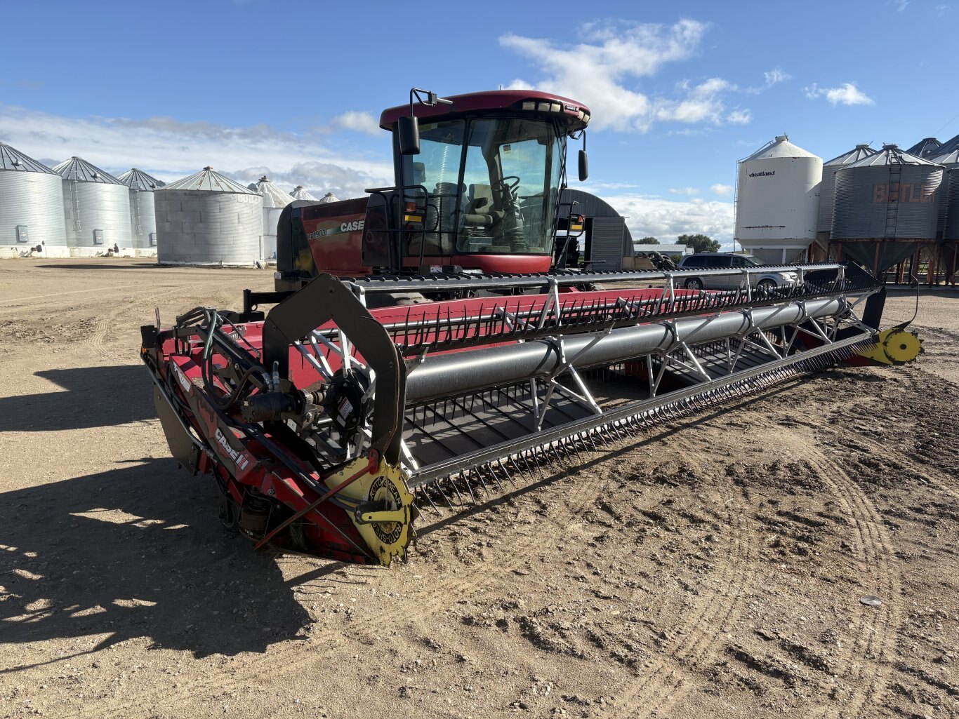 2008 Case WD1903 Self Propelled Windrower Swather with DHX302 Draper Header #11002 AS