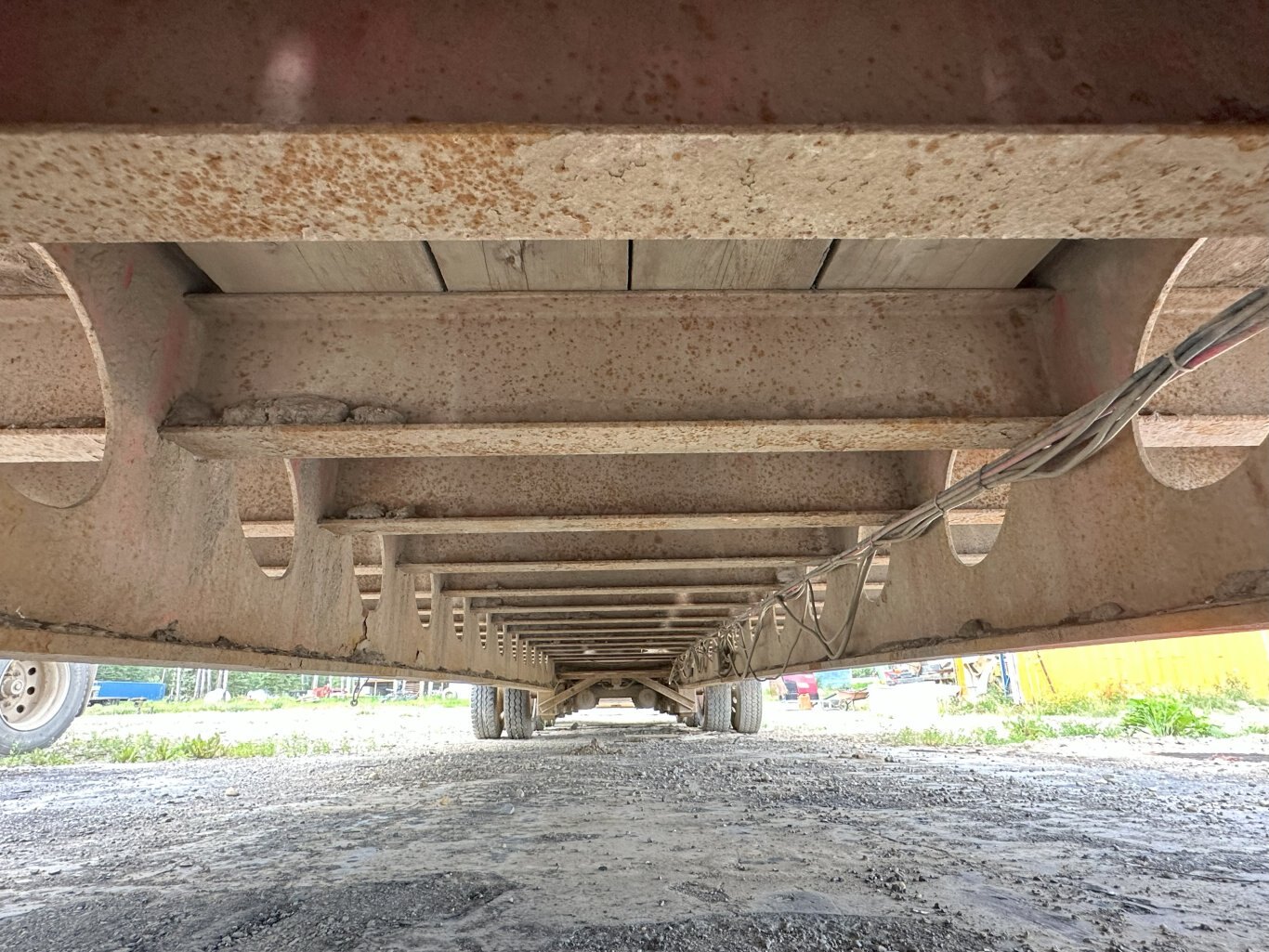 2007 Deloupe 48 ft Tri Axle Lowboy Trailer #11013 DP