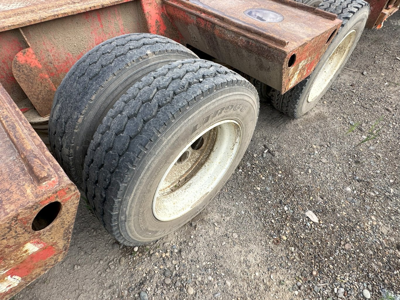 2007 Deloupe 48 ft Tri Axle Lowboy Trailer #11013 DP