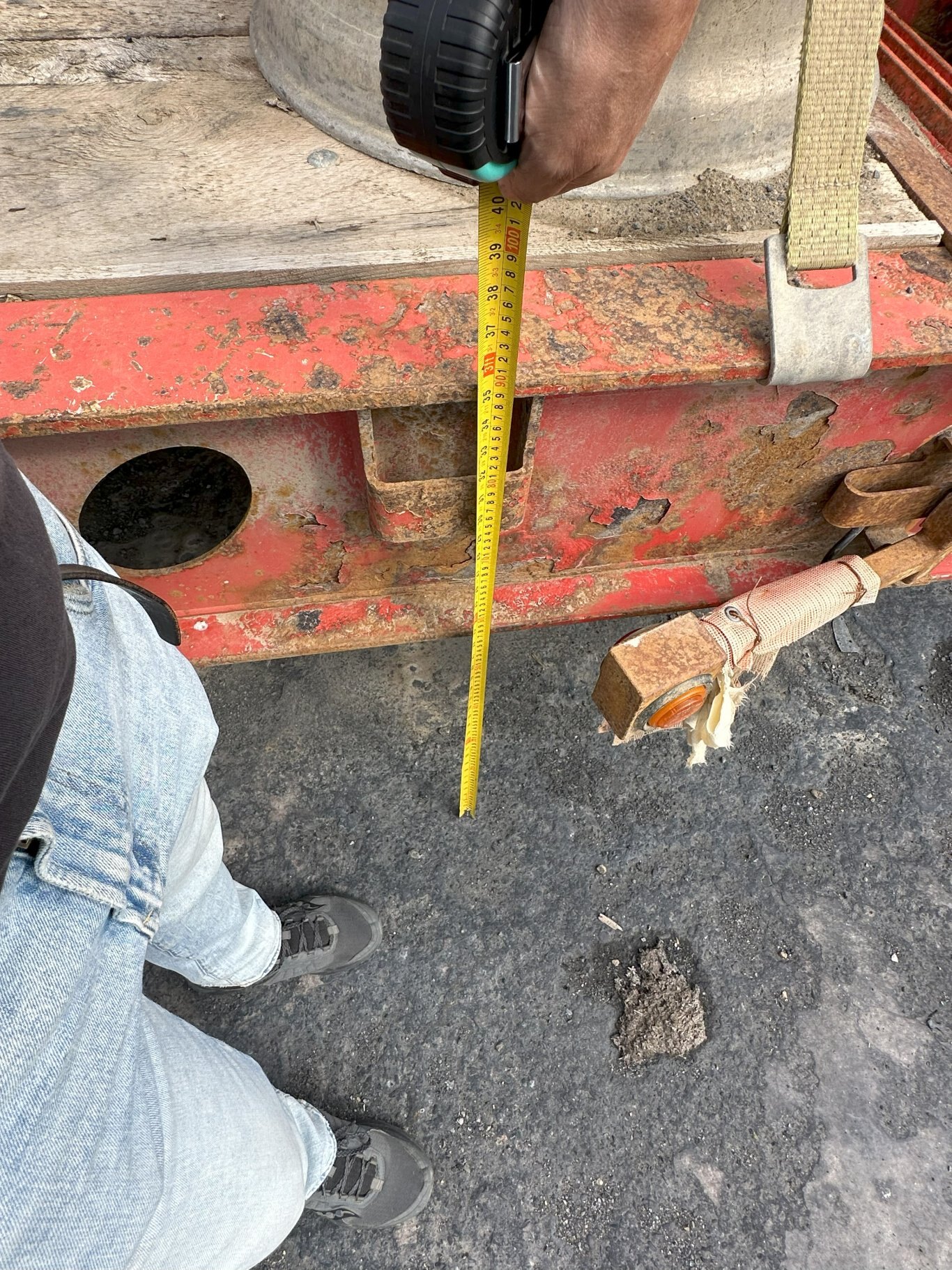 2007 Deloupe 48 ft Tri Axle Lowboy Trailer #11013 DP