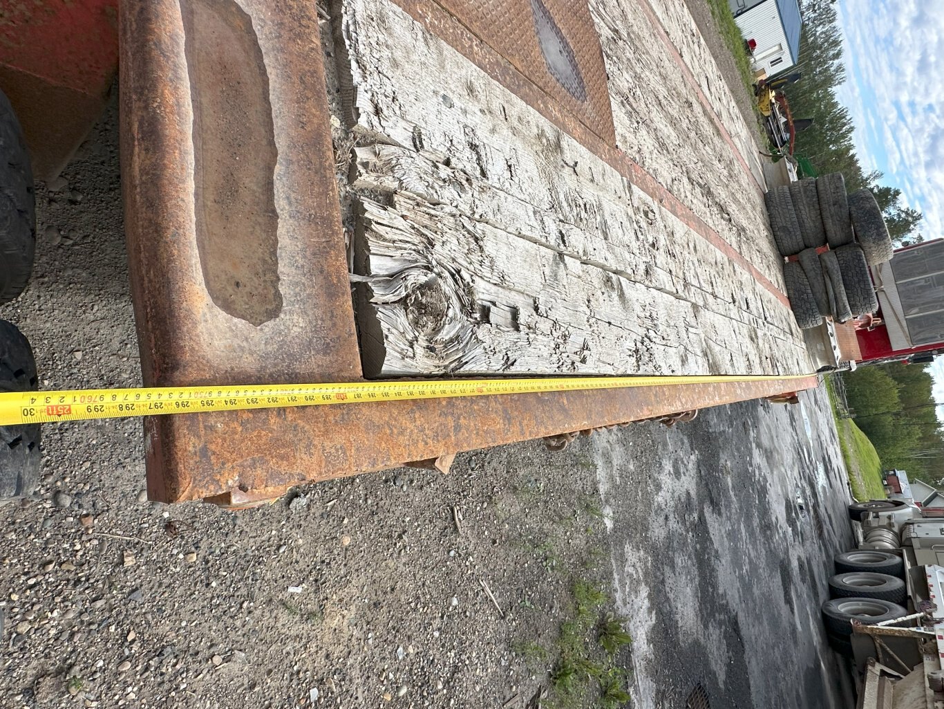 2007 Deloupe 48 ft Tri Axle Lowboy Trailer #11013 DP