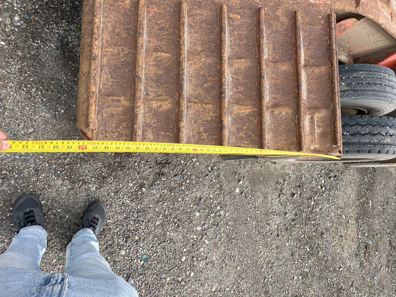 2007 Deloupe 48 ft Tri Axle Lowboy Trailer #11013 DP