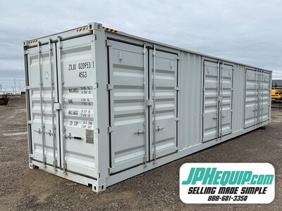 40-foot High Cube Seacan 3 Door Left End Door #209531 JPH