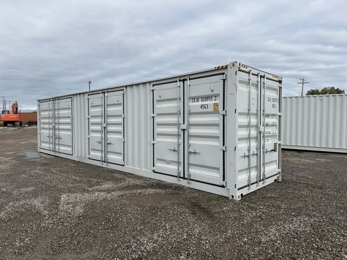 40 foot High Cube Seacan 3 Door Right End Door #209552 JPH