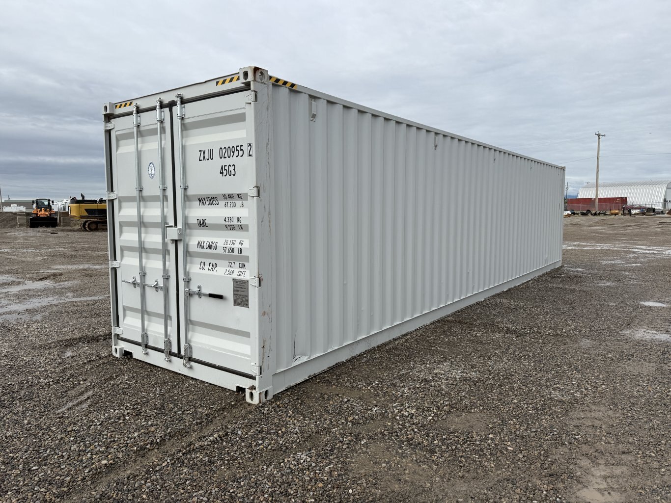 40 foot High Cube Seacan 3 Door Right End Door #209552 JPH