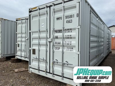 40-foot High Cube Seacan 2 Large Side Doors One End Door #1058810 JPH