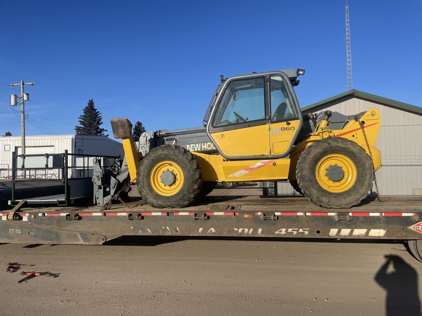 2000 New Holland LM860 8,000 lb Telehandler with 55 of Reach #11027 JA