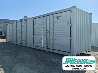 40 foot High Cube Seacan 3 Door Left End Door #209526 JPH