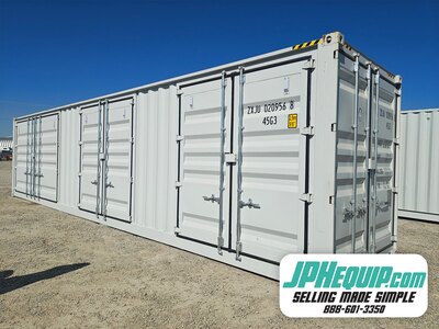40 foot High Cube Seacan 3 Door Right End Door #209568 JPH
