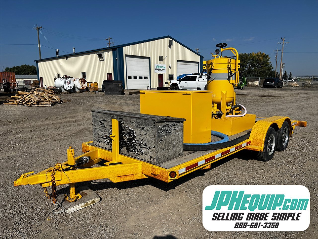 2004 Beothuck 18ft Flatdeck Trailer with Filter Pot • Model: BMB24 612 3F #11058 BP