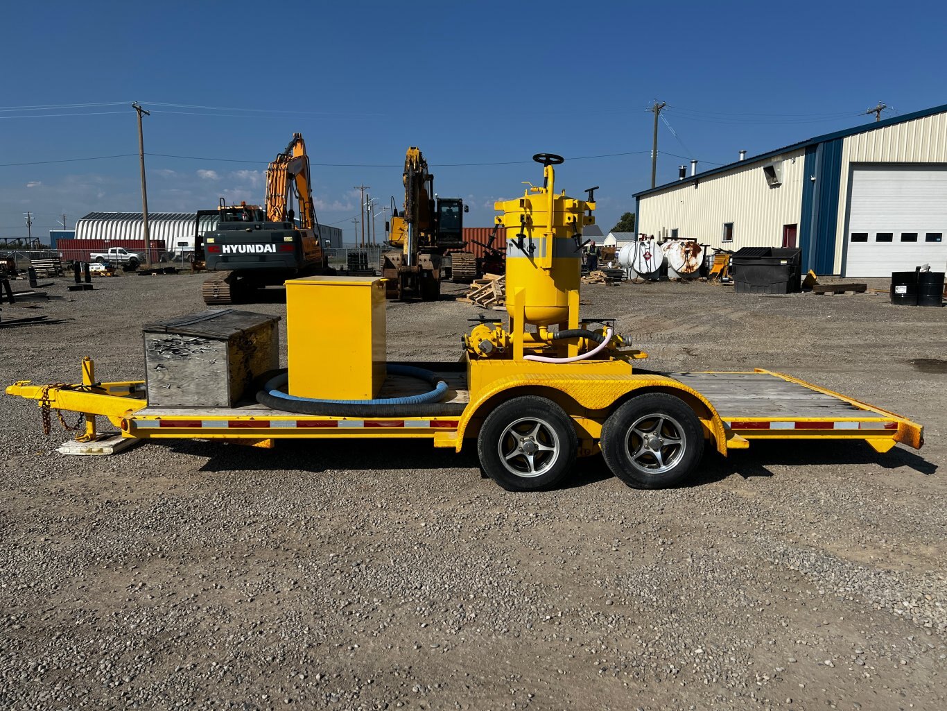 2004 Beothuck 18ft Flatdeck Trailer with Filter Pot • Model: BMB24 612 3F #11058 BP