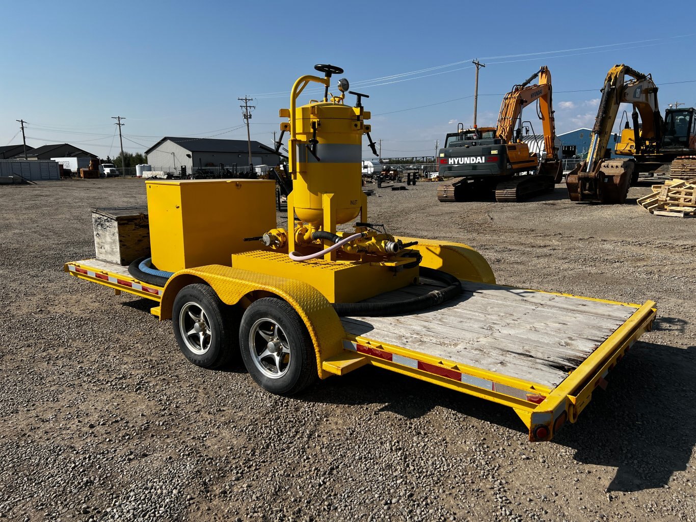 2004 Beothuck 18ft Flatdeck Trailer with Filter Pot • Model: BMB24 612 3F #11058 BP