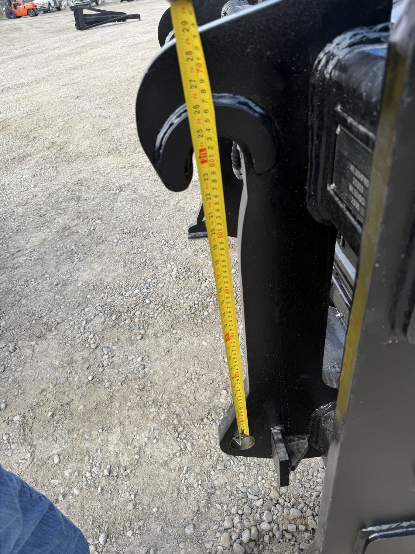 Wheel Loader Hydraulic Fork Frame 60 ISO Hi Vis #WISOFF60 JPH