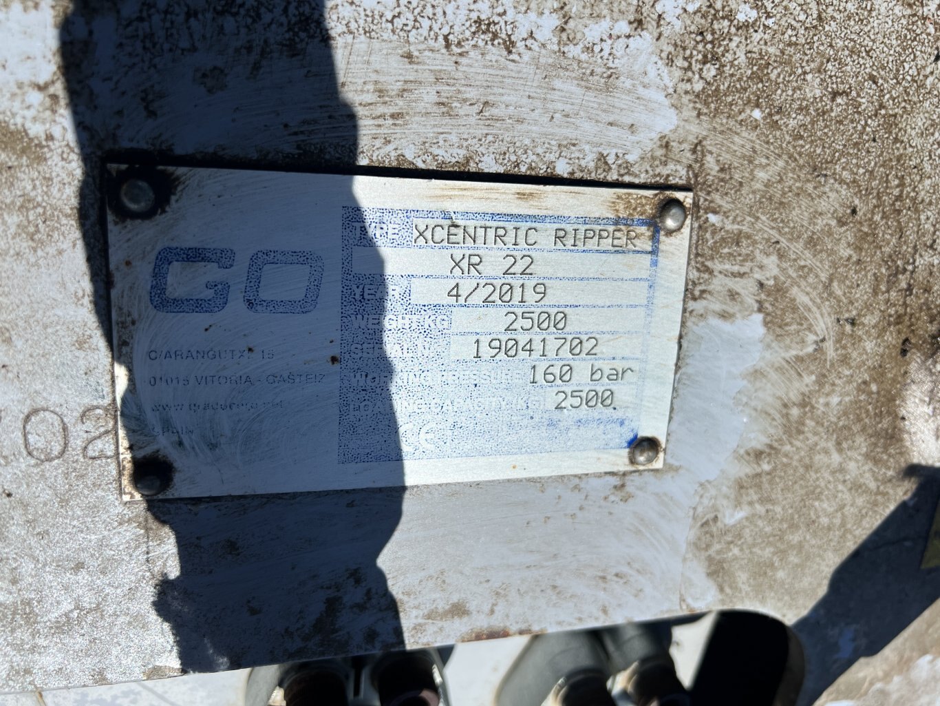 200 Series Xcentric XR22 Ripper 2019 • Hydraulic Ripper 18 23 Ton Excavator #11079 JPH BP