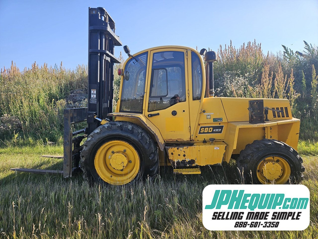 2014 Sellick S80 Rough Terrain Forklift #11092 AS