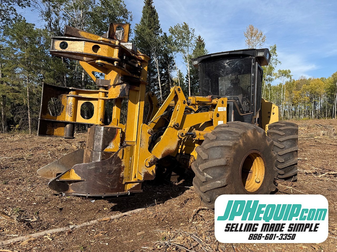 2005 Hydro-Ax 470 Wheeled Feller Buncher/Rough Terrain Brush Cutter ...