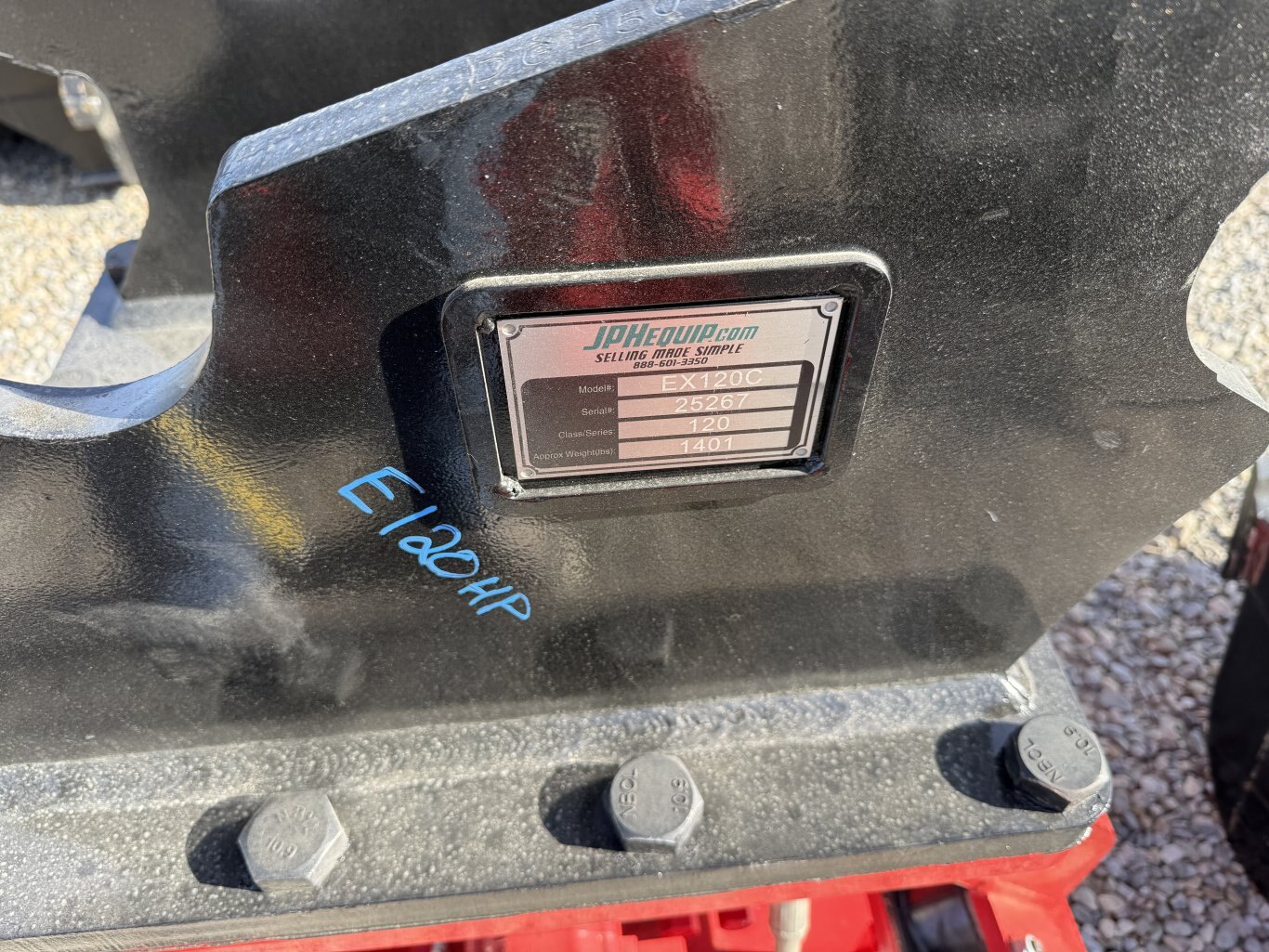 120 Series Excavator Hopac Compactor #E120HP JPH