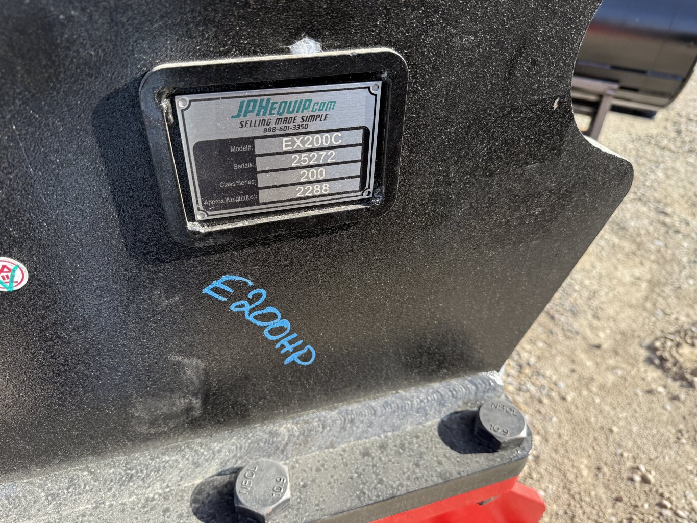 200 Series Ho Pac Excavator Compactor #E200HP JPH