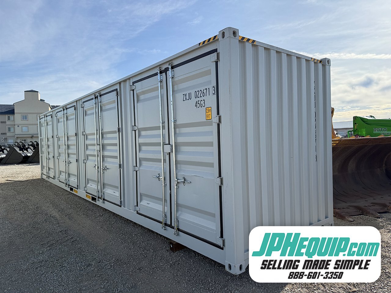 40 foot High Cube Seacan 4 side door container #226713 JPH