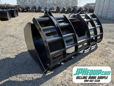 Wheel Loader Feedlot Grapple Bucket 112 inch WLKAT Lugging #WKAT125BF112 JPH