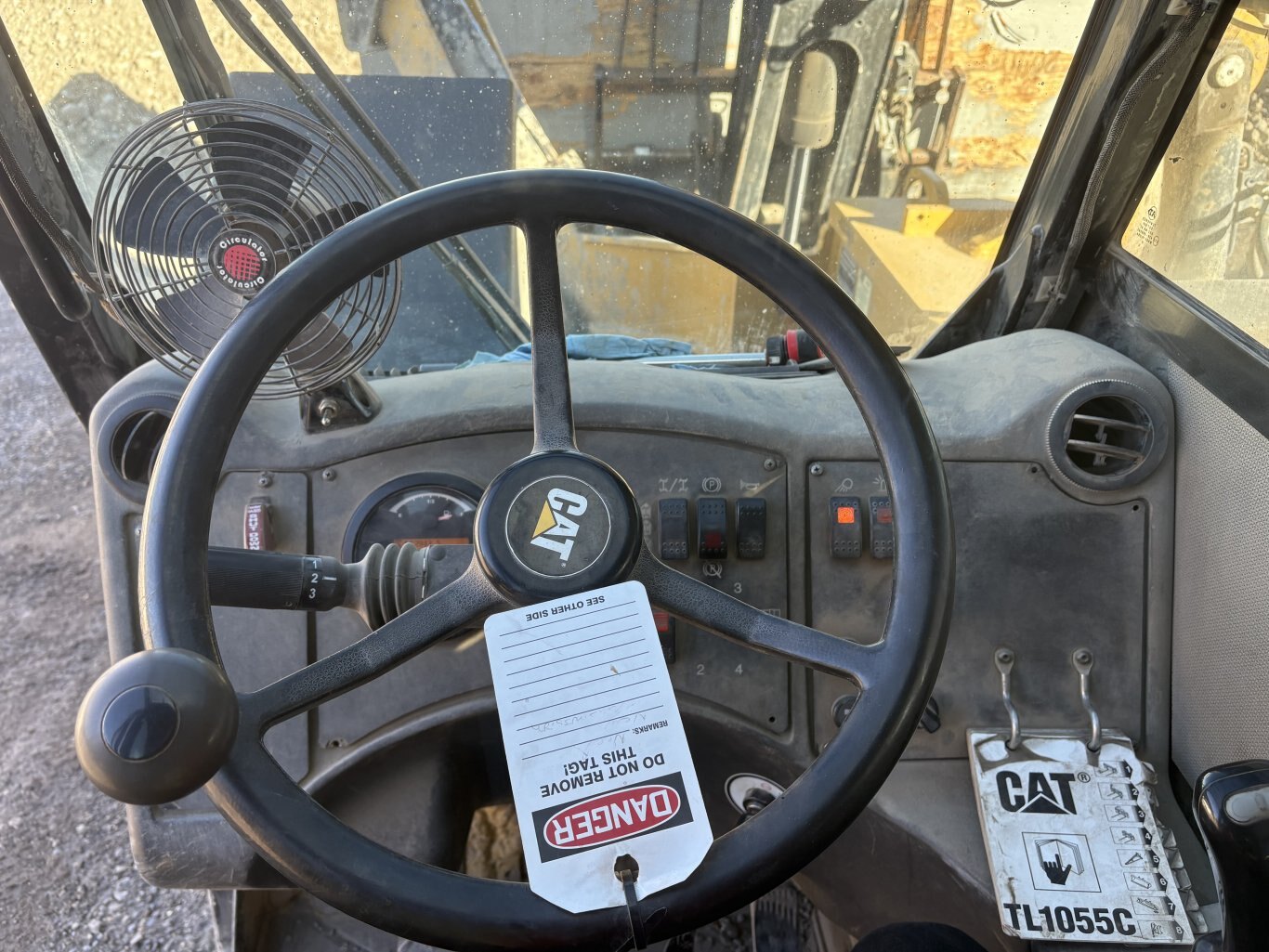 2014 Caterpillar TL1055C Telehandler/Zoom Boom #11107 AS