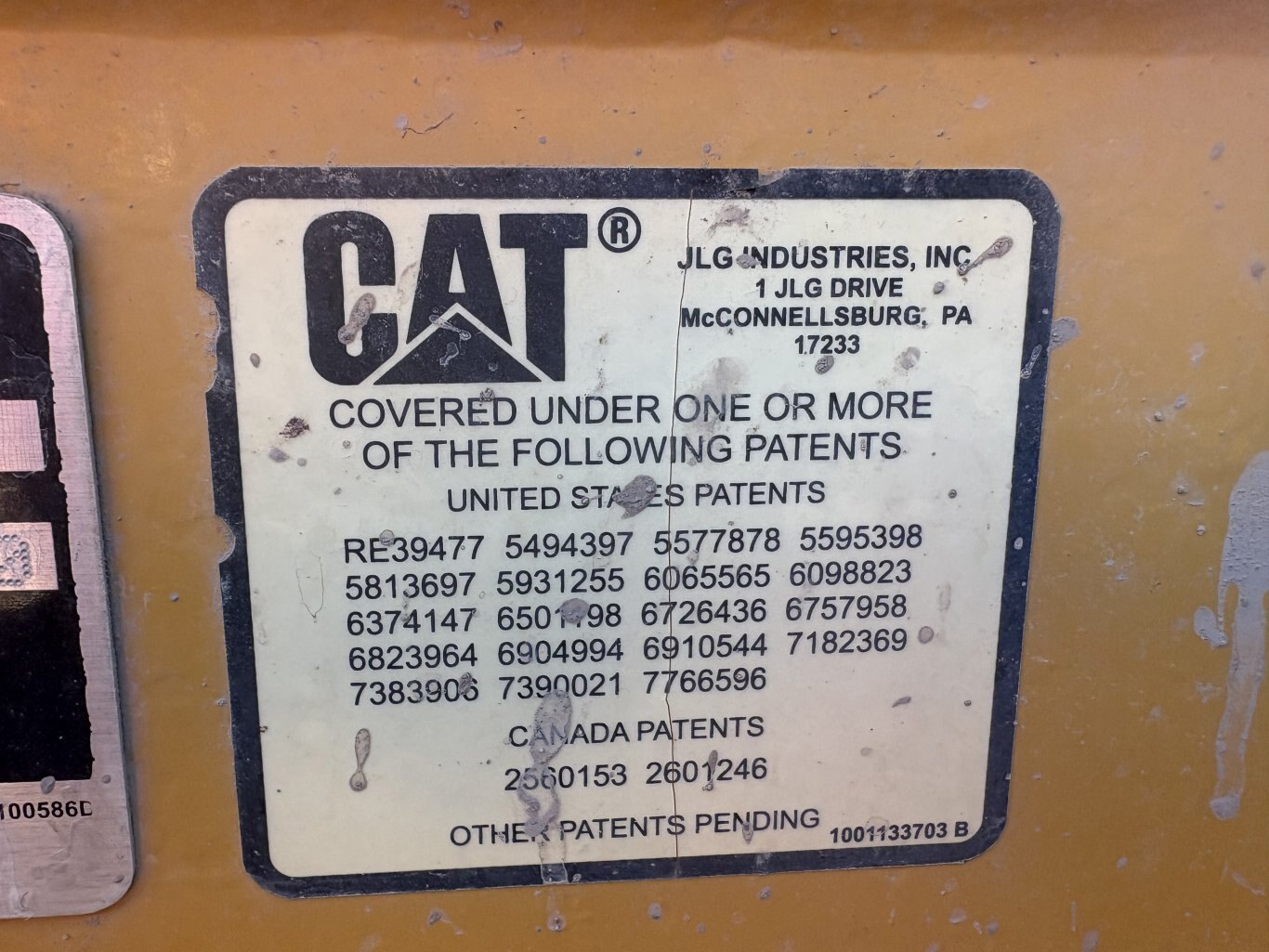 2014 Caterpillar TL1055C Telehandler/Zoom Boom #11107 AS