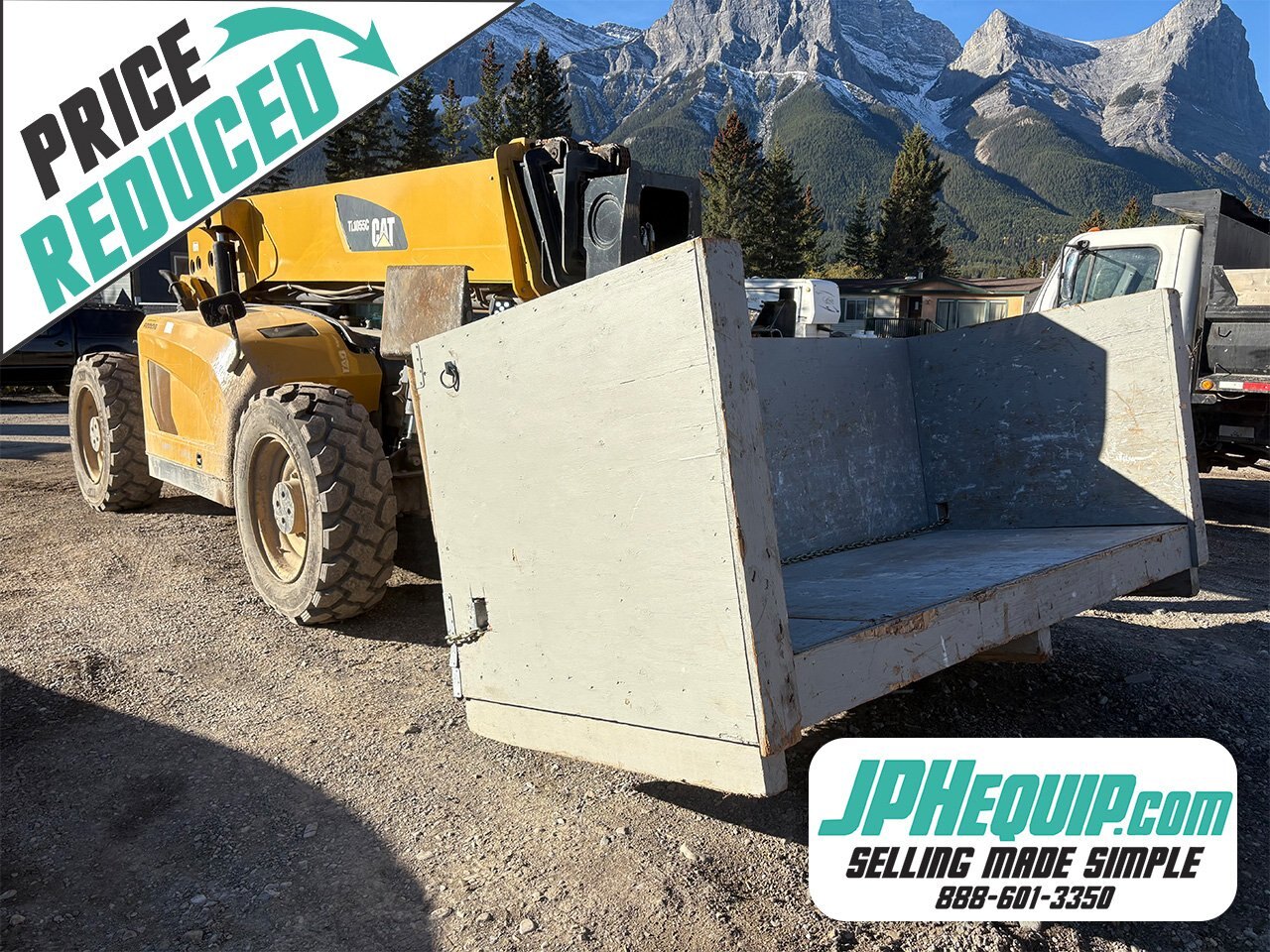 2014 Caterpillar TL1055C Telehandler/Zoom Boom #11107 AS