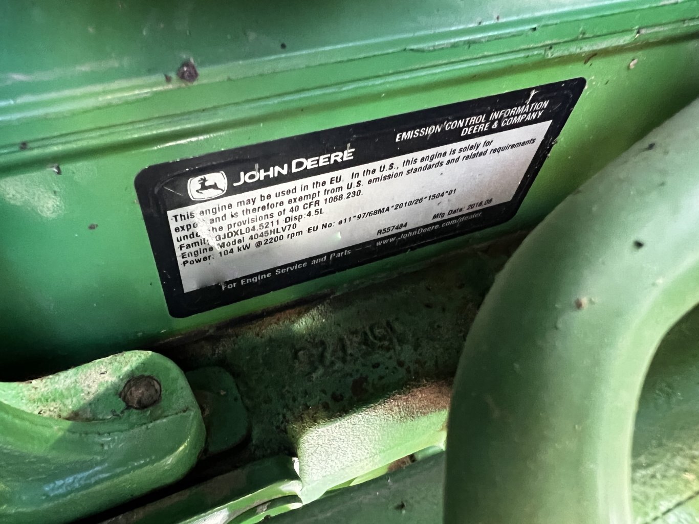 2016 John Deere 5100M Tractor #11121 BP