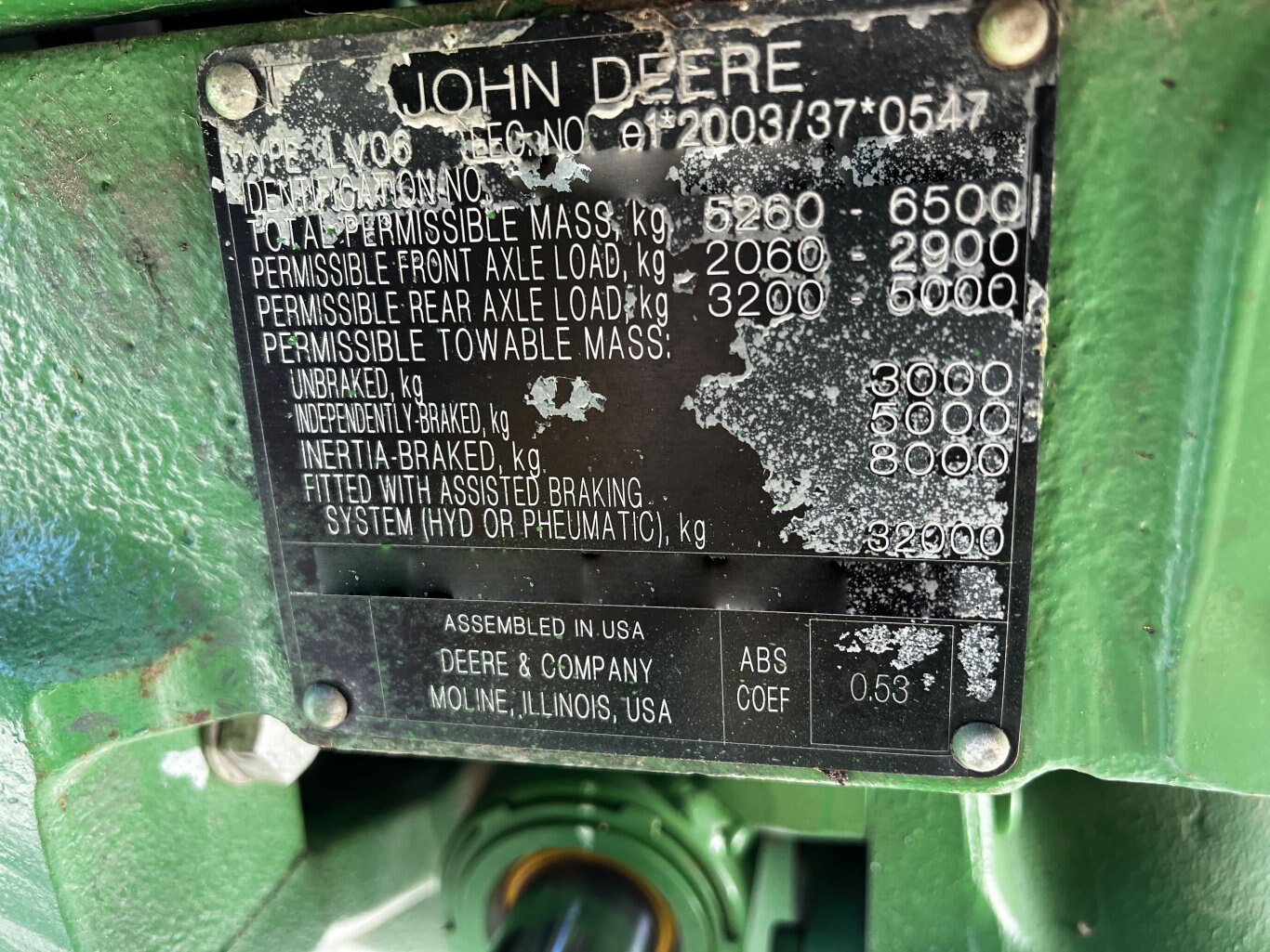 2016 John Deere 5100M Tractor #11121 BP