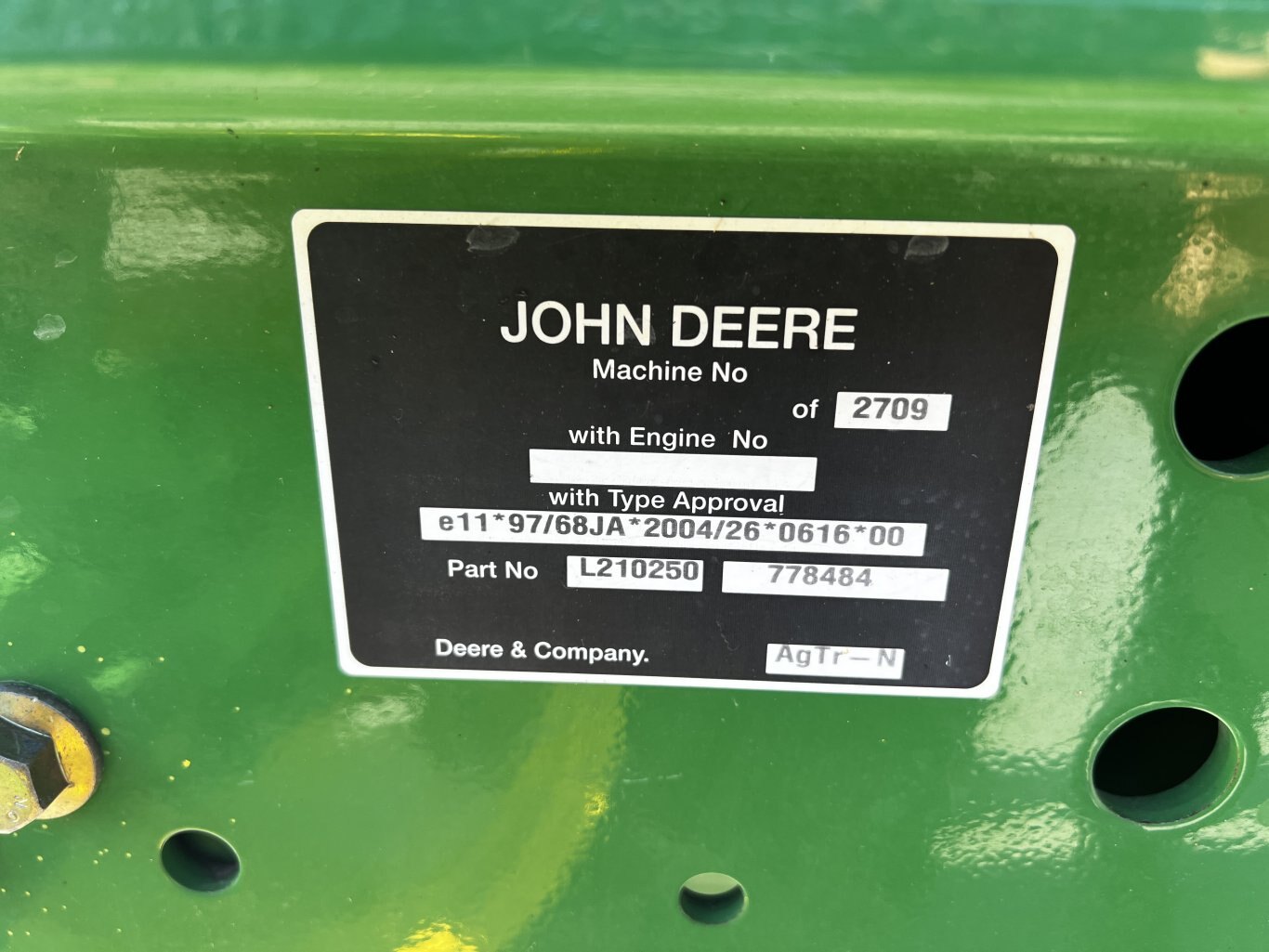 2013 John Deere 5100R Tractor #11122 BP