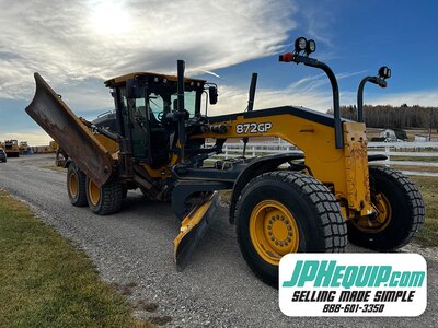 2018 Deere 872GP Motor Grader • AWD with Snow Wing • RPO Options Available #11140 BP
