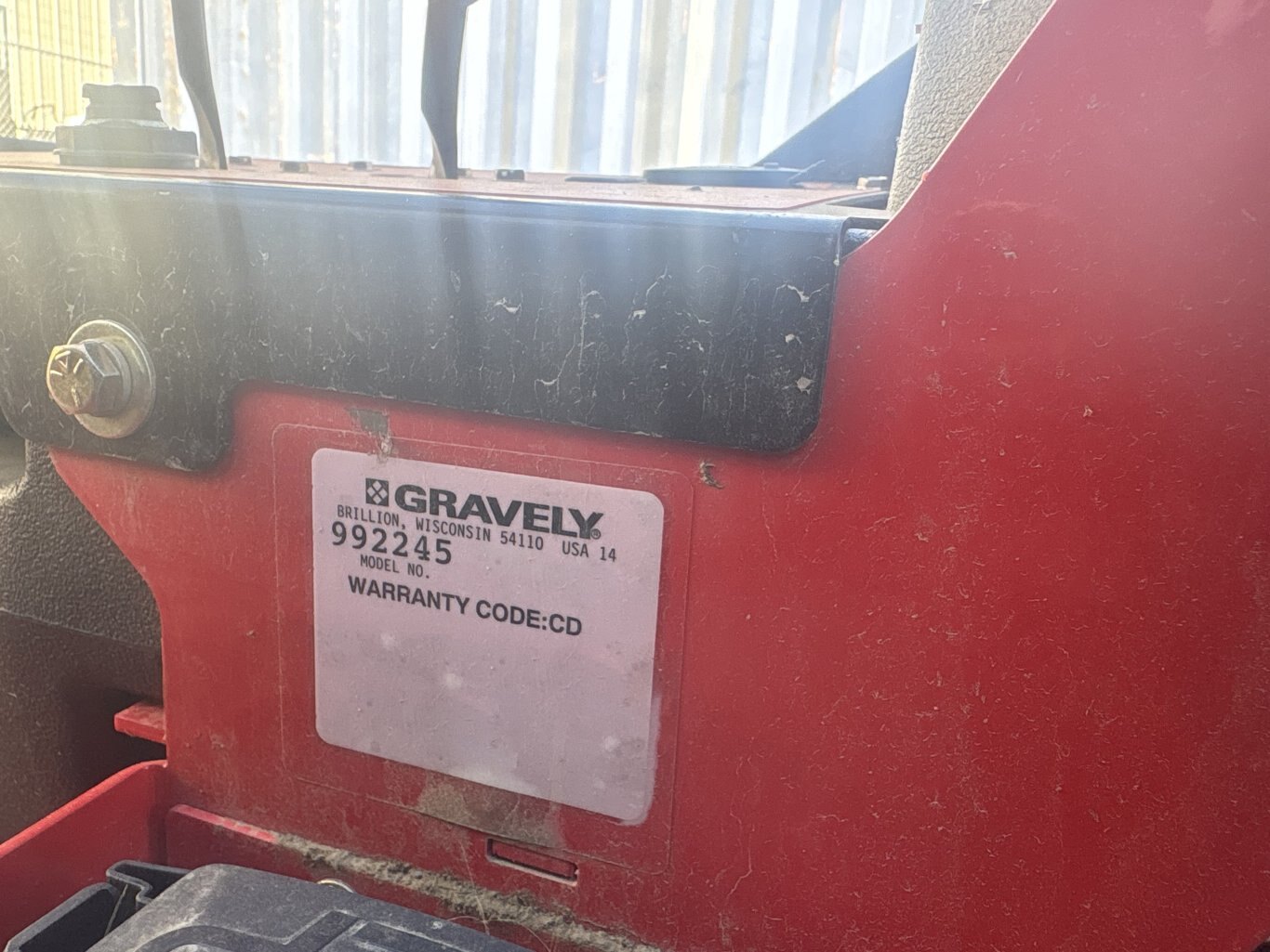 2014 Gravely Pro Turn 472 Mower #11147 AS