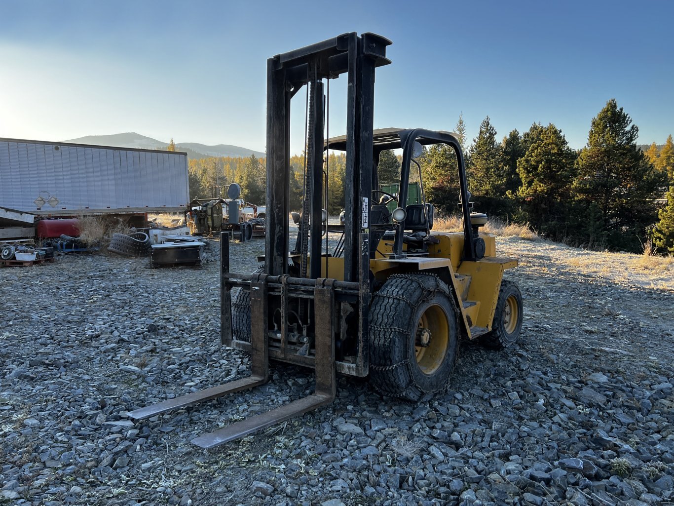 1983 Caterpillar RC60 Forklift Rough Terrain 2WD #11160 BP