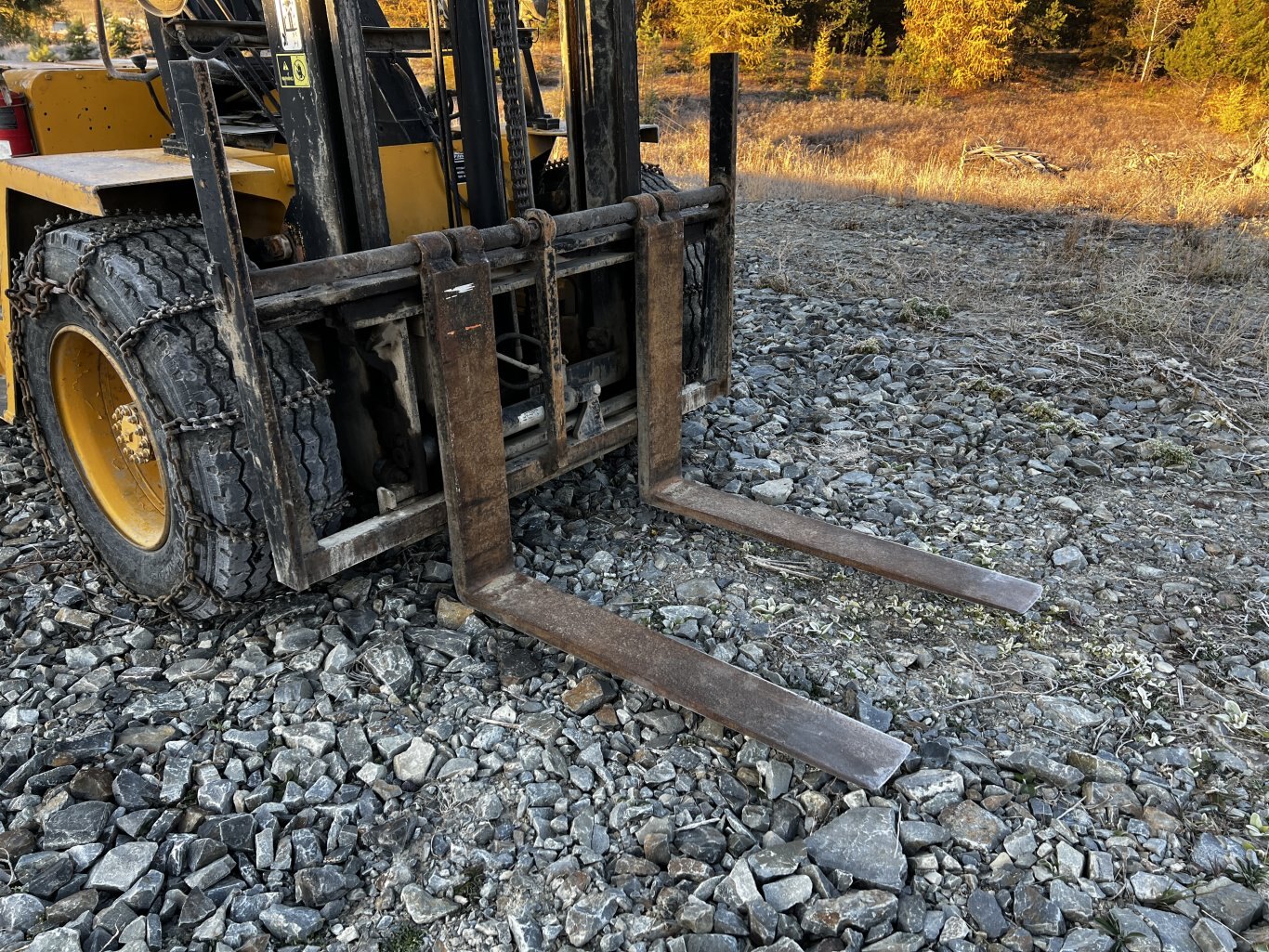 1983 Caterpillar RC60 Forklift Rough Terrain 2WD #11160 BP