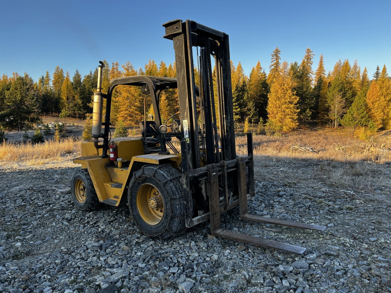 1983 Caterpillar RC60 Forklift Rough Terrain 2WD #11160 BP