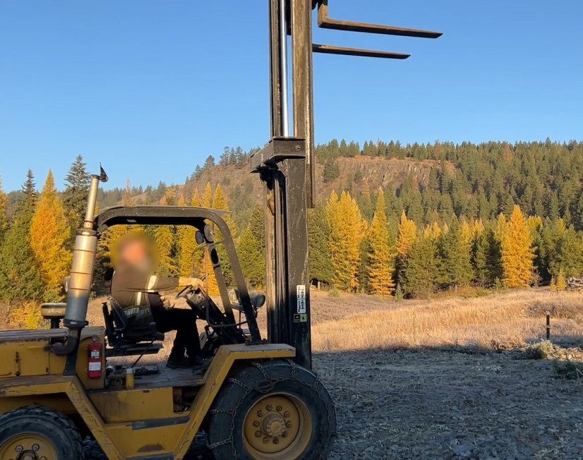 1983 Caterpillar RC60 Forklift Rough Terrain 2WD #11160 BP