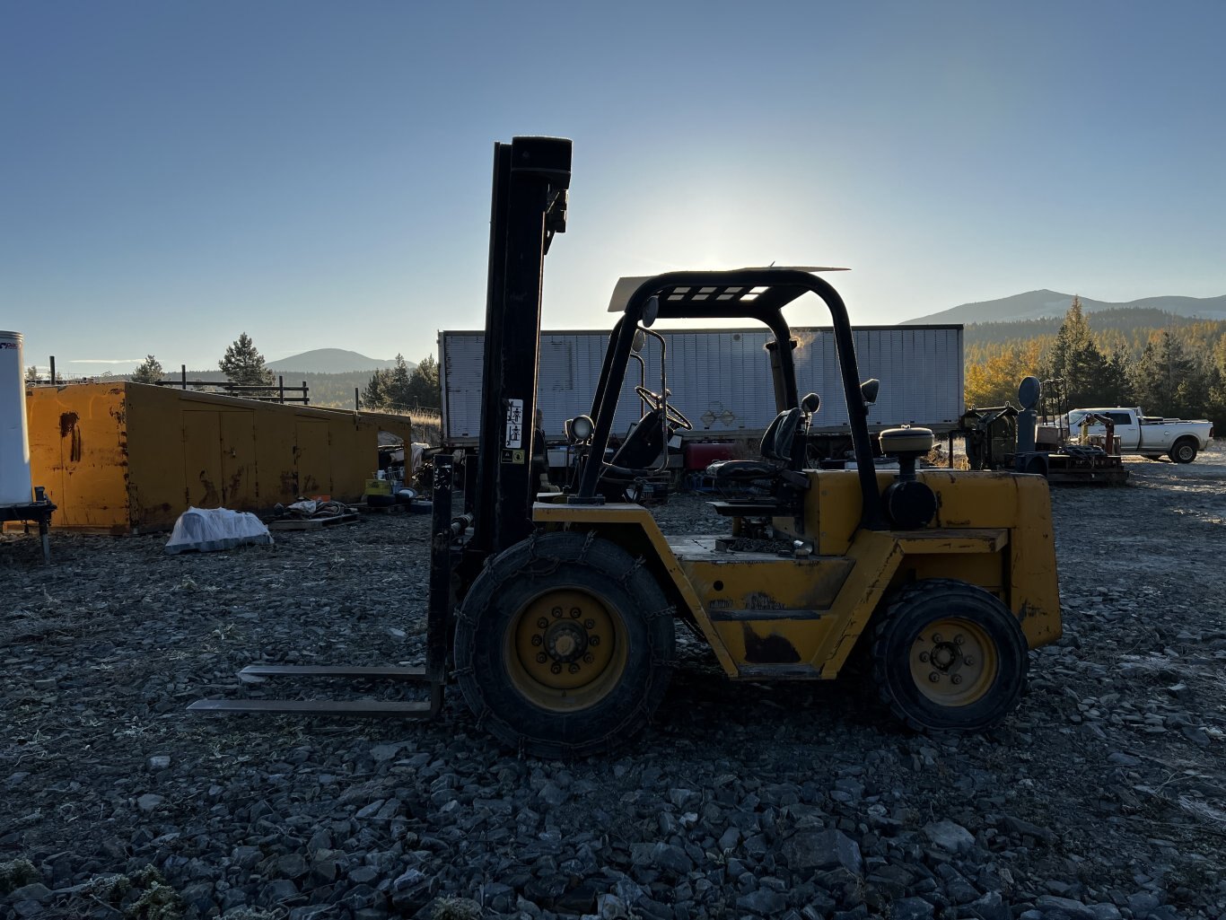 1983 Caterpillar RC60 Forklift Rough Terrain 2WD #11160 BP